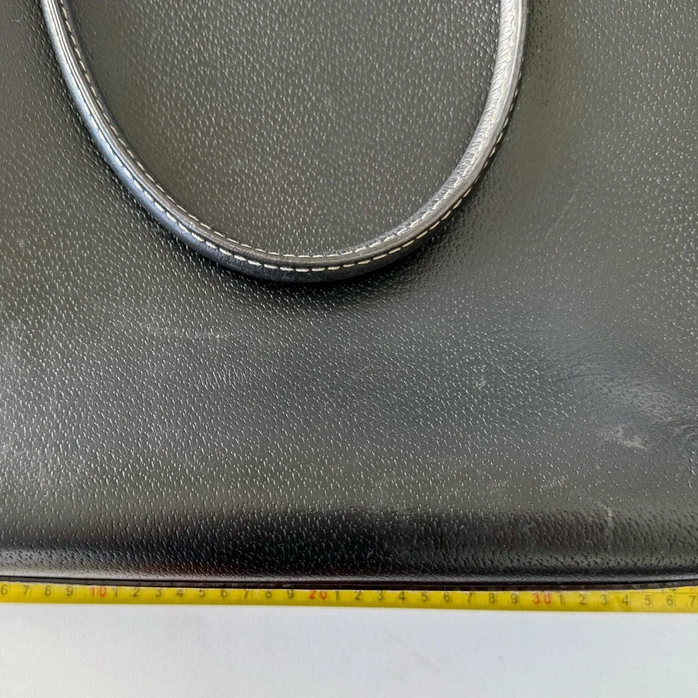 kate spade New York Large Black Leather Tote Bag - Picture 8 of 14